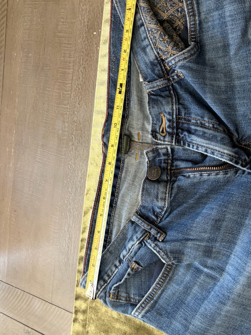 Eddie Bauer Slim Straight Blue Denim Jeans - Picture 7 of 13